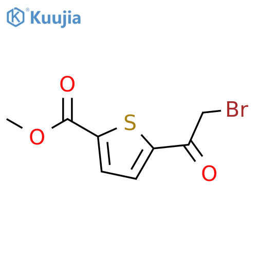 Methyl 5-(2-bromoacetyl)thiophene-2-carboxylate structure