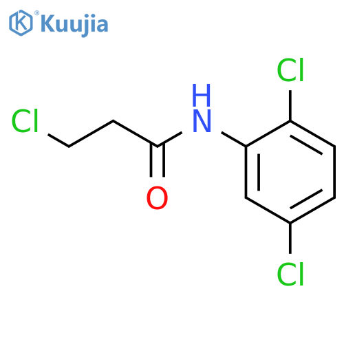 3-chloro-N-(2,5-dichlorophenyl)propanamide structure