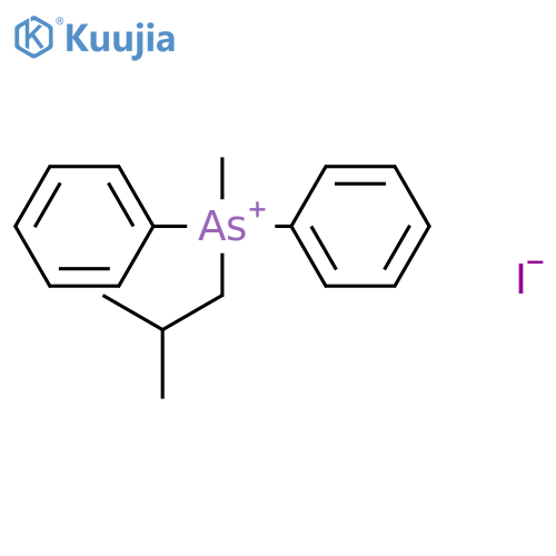 Arsonium, methyl(2-methylpropyl)diphenyl-, iodide structure