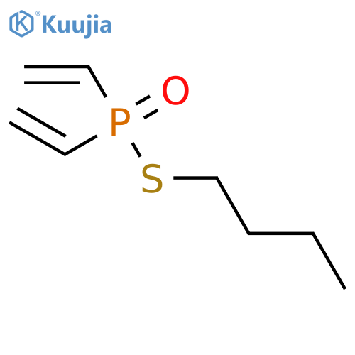 Thiophosphinic acid, diethenyl-, S-butyl ester structure
