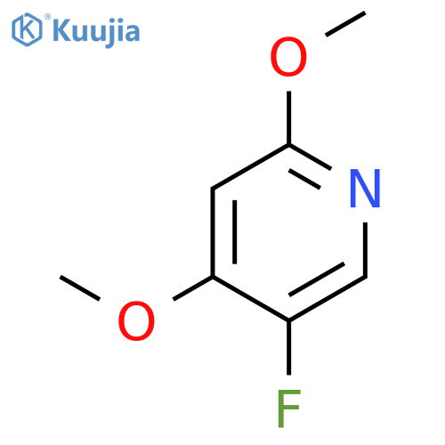 5-fluoro-2,4-dimethoxy-pyridine structure