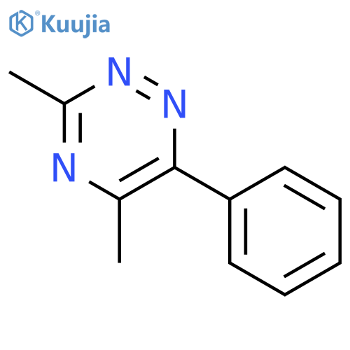 1,2,4-Triazine, 3,5-dimethyl-6-phenyl- structure