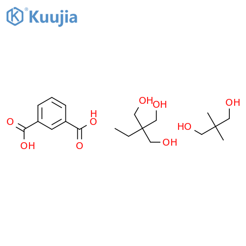 1,3-Benzenedicarboxylic acid, polymer with 2,2-dimethyl-1,3-propanediol and 2-ethyl-2-(hydroxymethyl)-1,3-propanediol structure