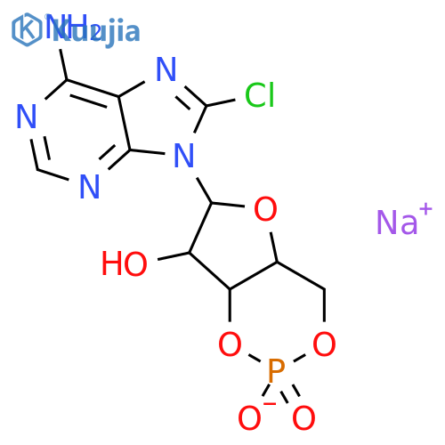 8-Chloroadenosine 3',5'-Cyclic Monophosphate structure