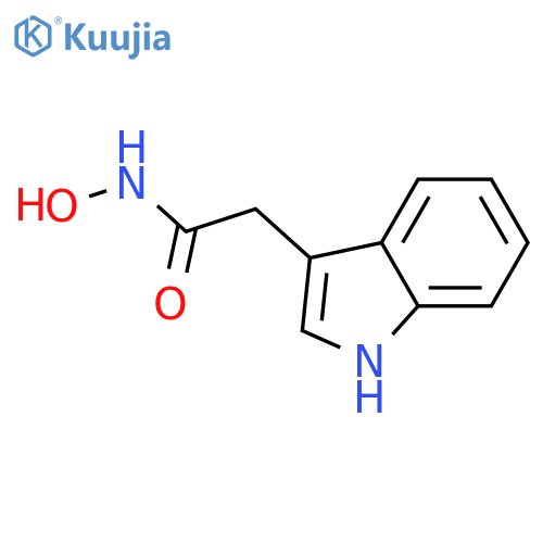 N-hydroxy-2-(1H-indol-3-yl)acetamide structure