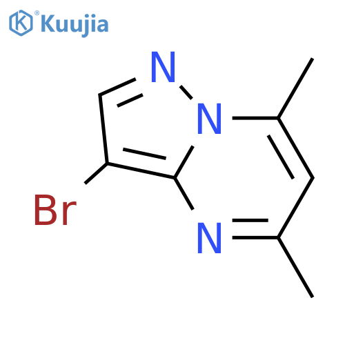 3-Bromo-5,7-dimethylpyrazolo1,5-apyrimidine structure