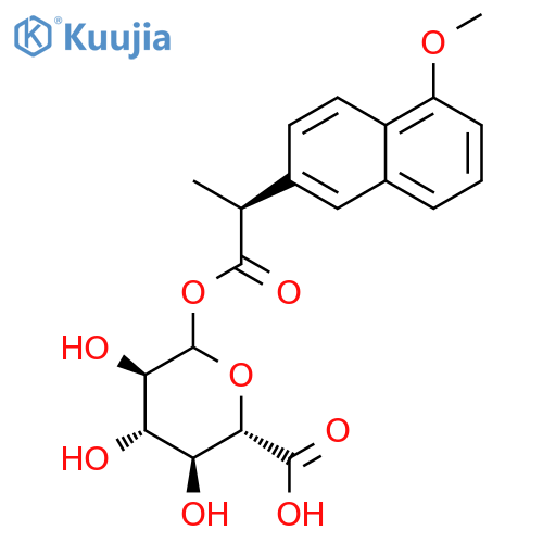 (S)-Naproxen Acyl-b-D-glucuronide structure