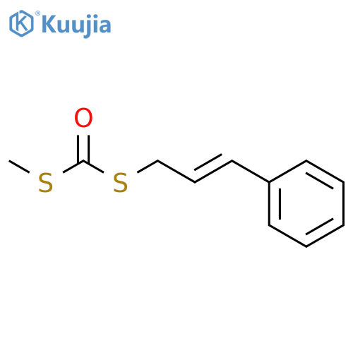 Carbonodithioic acid, S-methyl S-(3-phenyl-2-propenyl) ester structure