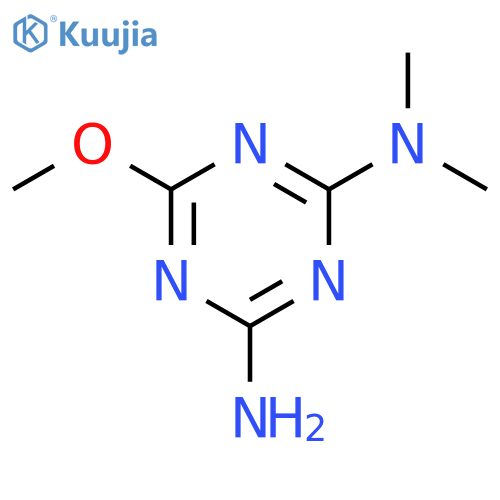 6-Methoxy-N,N-dimethyl-1,3,5-triazine-2,4-diamine structure