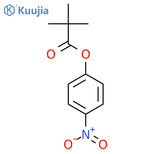 Propanoic acid,2,2-dimethyl-, 4-nitrophenyl ester structure