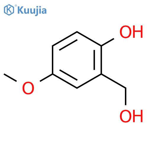 2-Hydroxy-5-methoxybenzyl alcohol structure