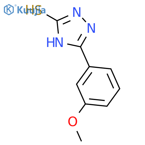 5-(3-Methoxyphenyl)-4H-1,2,4-triazole-3-thiol structure
