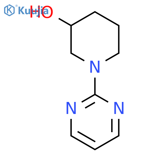 1-(Pyrimidin-2-yl)piperidin-3-ol structure