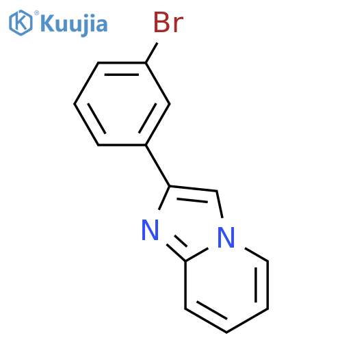 2-(3-bromophenyl)imidazo1,2-apyridine structure
