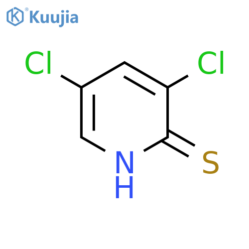 3,5-dichloropyridine-2-thiol structure
