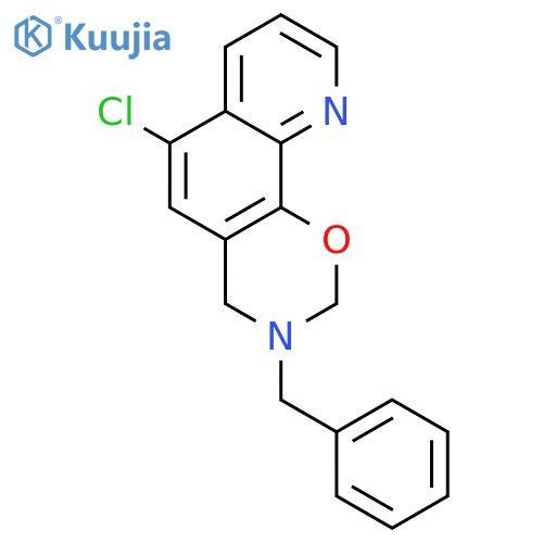 3-benzyl-6-chloro-2,4-dihydropyrido[3,2-h][1,3]benzoxazine structure