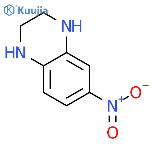 6-Nitro-1,2,3,4-tetrahydroquinoxaline structure