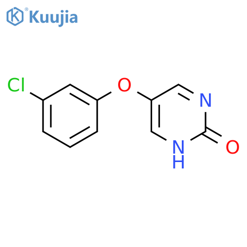 2(1H)-Pyrimidinone, 5-(3-chlorophenoxy)- structure