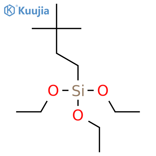 3,3-dimethylbutyl(triethoxy)silane structure