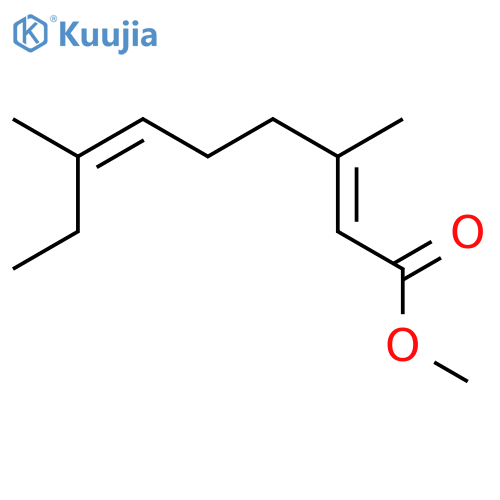 2,6-Nonadienoic acid, 3,7-dimethyl-, methyl ester, (E,Z)- structure