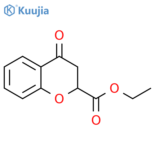 2H-1-Benzopyran-2-carboxylic acid, 3,4-dihydro-4-oxo-, ethyl ester structure
