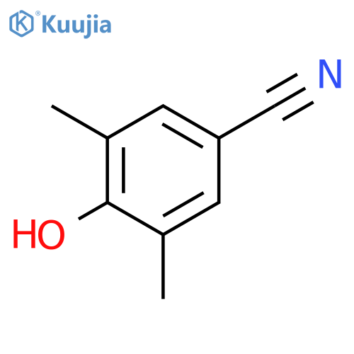 4-hydroxy-3,5-dimethylbenzonitrile structure