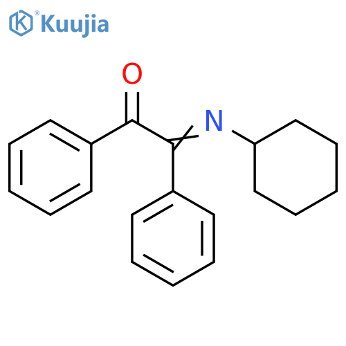Ethanone, (cyclohexylimino)diphenyl- structure