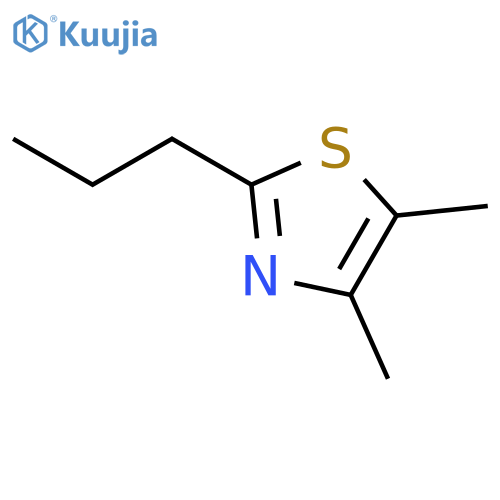 Thiazole,4,5-dimethyl-2-propyl- structure