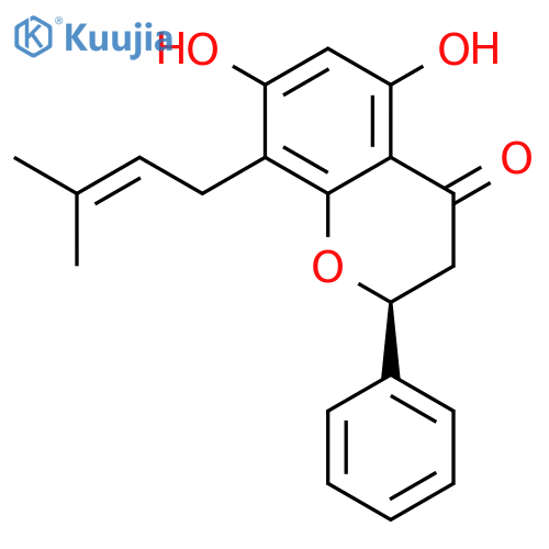 Glabranin (flavonoid) structure