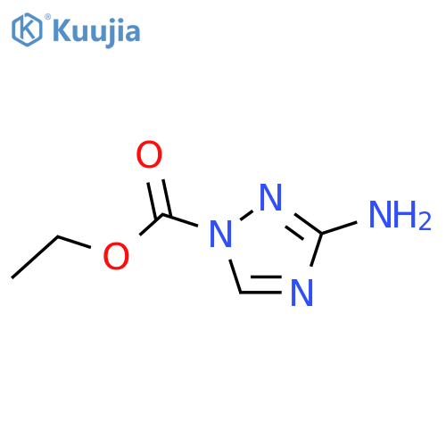 1H-1,2,4-Triazole-1-carboxylicacid, 3-amino-, ethyl ester structure