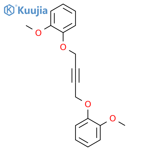 Benzene, 1,1'-[2-butyne-1,4-diylbis(oxy)]bis[2-methoxy- structure