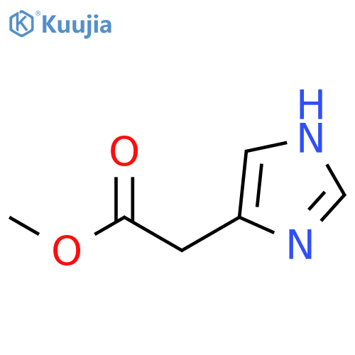methyl 2-(1H-imidazol-5-yl)acetate structure