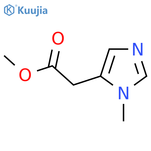 Methyl 2-(1-methyl-1H-imidazol-5-yl)acetate structure