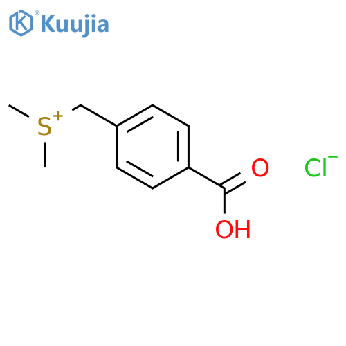 Sulfonium, [(4-carboxyphenyl)methyl]dimethyl-, chloride structure