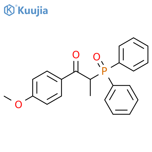 1-Propanone, 2-(diphenylphosphinyl)-1-(4-methoxyphenyl)- structure