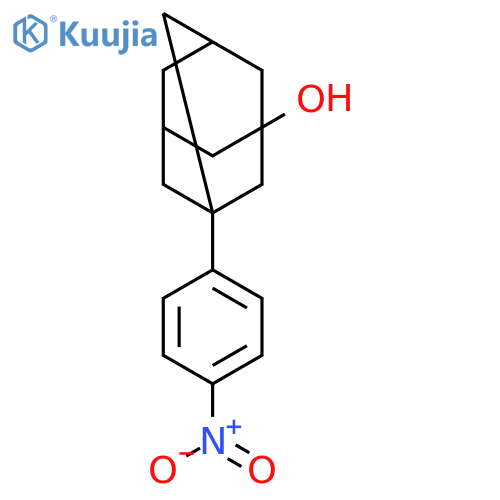 3-(4-nitrophenyl)adamantan-1-ol structure