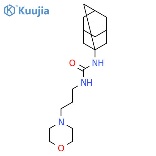 Urea, N-[3-(4-morpholinyl)propyl]-N'-tricyclo[3.3.1.13,7]dec-1-yl- structure