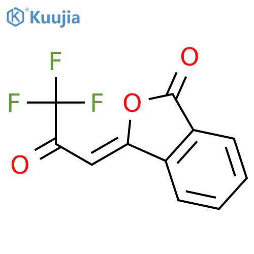1(3H)-Isobenzofuranone, 3-(3,3,3-trifluoro-2-oxopropylidene)-, (3Z)- structure