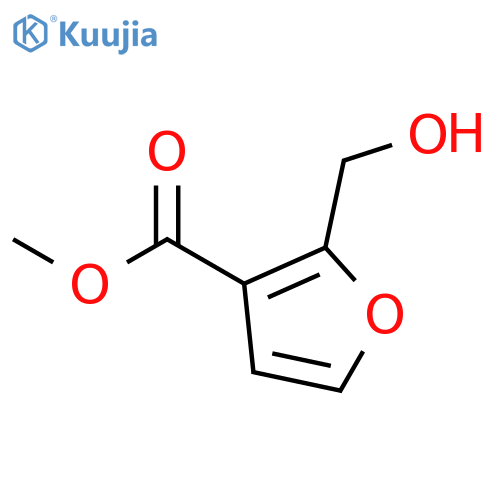 Methyl 2-(hydroxymethyl)furan-3-carboxylate structure