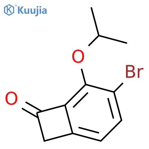 Bicyclo[4.2.0]octa-1,3,5-trien-7-one, 4-bromo-5-(1-methylethoxy)- structure