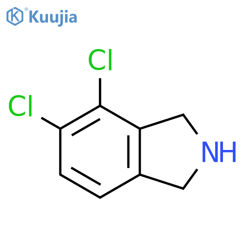 4,5-dichloro-2,3-dihydro-1H-isoindole structure