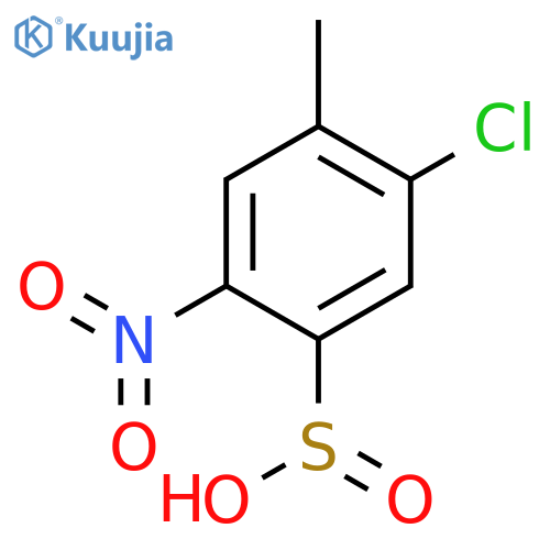2-chloro-5-nitro-toluene-4-sulfinic acid structure