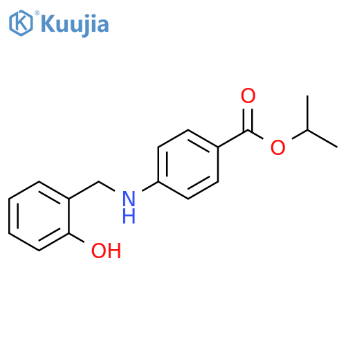 1-Methylethyl 4-(((2-Hydroxyphenyl)methyl)amino)benzoate structure