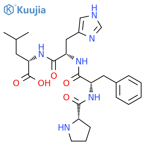 L-Leucine, L-prolyl-L-phenylalanyl-L-histidyl- structure