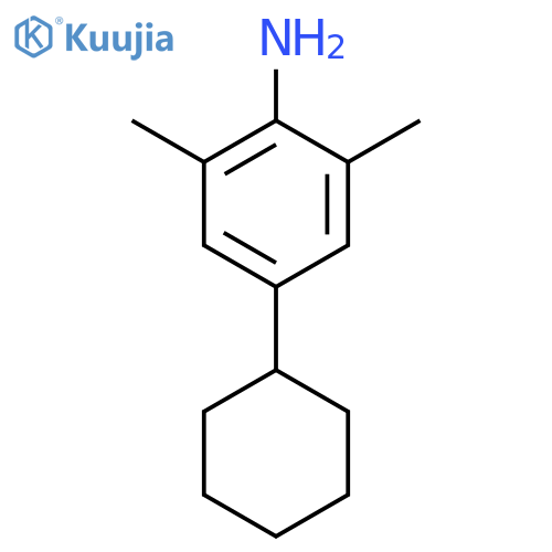 4-cyclohexyl-2,6-dimethylaniline structure