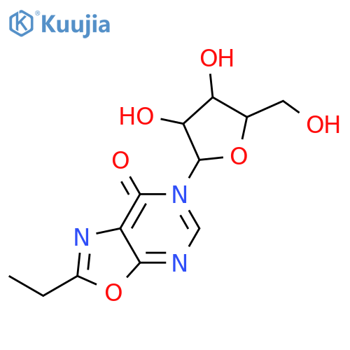 2-Ethyl-6-pentofuranosyl[1,3]oxazolo[5,4-d]pyrimidin-7(6h)-one structure