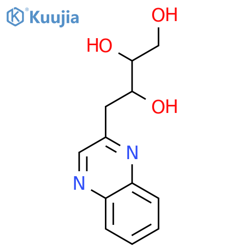 2-(2',3',4'-TRIHYDROXYBUTYL)QUINOXALINE structure
