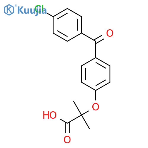 Fenofibric acid structure