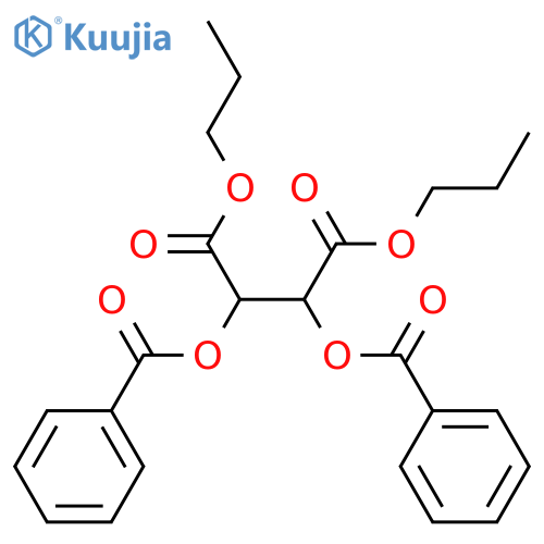 dipropyl 2,3-bis(benzoyloxy)butanedioate structure