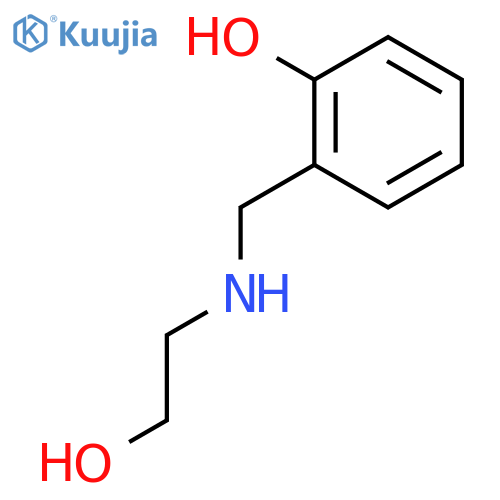 2-[(2-hydroxyethylamino)methyl]phenol structure
